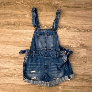Bershka denim overalls